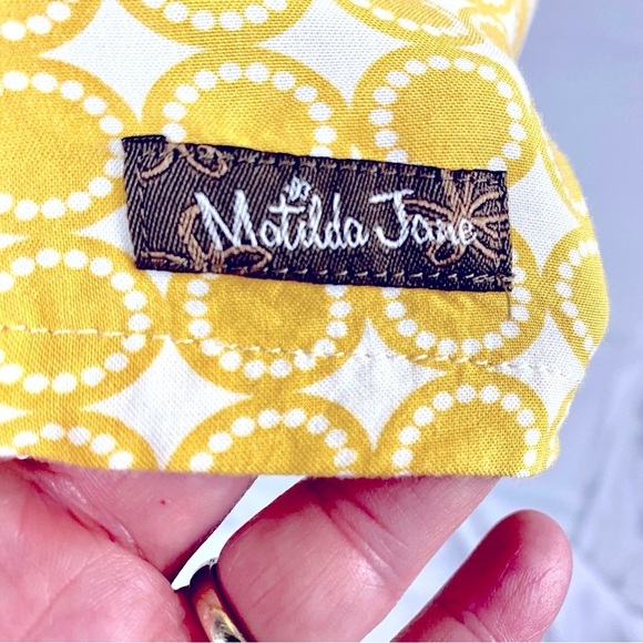 MATILDA JANE | Golden Key Sleeveless Yellow Red Navy White Floral Striped Dress - Picture 8 of 14